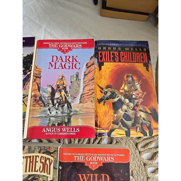 Lot of 5 The God Wars, Exile Children's, Lords of the Sky Angus Wells PB Books - Picture 3 of 5